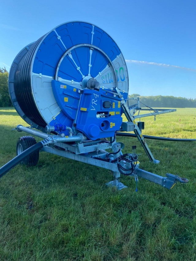 Ocmis haspel 110x350m met Nettuno pompset en buizen